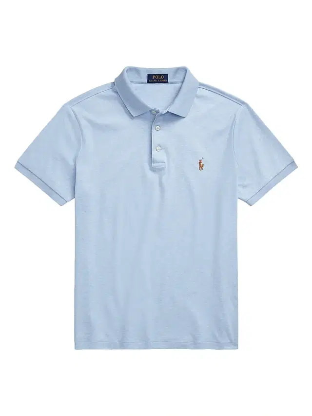 Polo Ralph Lauren Men's Cotton Slim-Fit Polo Shirt - Office Blue Heather