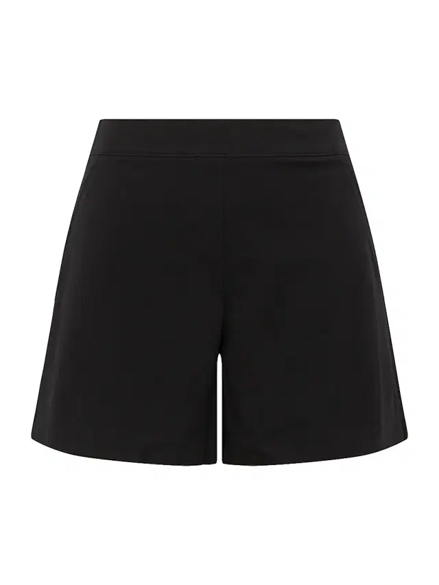 Spanx Women's Polished Stretch-Cotton Shorts - Black