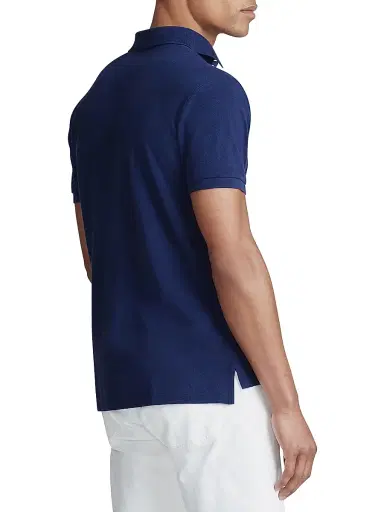 Polo Ralph Lauren Men's Mesh Classic-Fit Polo Shirt - Newport Navy - Size XXL | Thumbnail 4