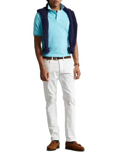 Polo Ralph Lauren Men's Logo Cotton Slim-Fit Polo Shirt - French Turtle - Size XXL | Thumbnail 2