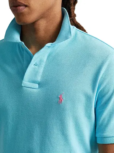 Polo Ralph Lauren Men's Logo Cotton Slim-Fit Polo Shirt - French Turtle - Size XXL | Thumbnail 5