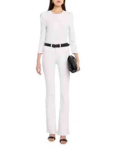 Veronica Beard Britney Puff-Sleeve Cotton Top | Thumbnail 1