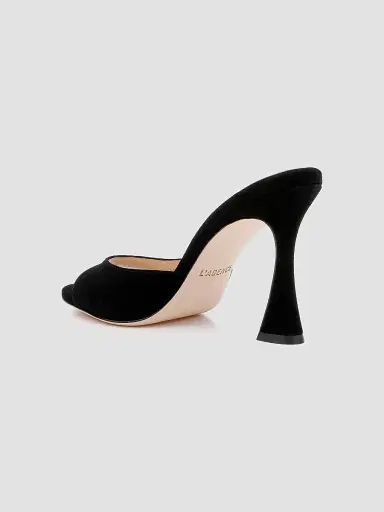 L'Agence Women's Avery 95MM Suede Mules | Thumbnail 3 L'Agence Women's Avery 95MM Suede Mules | Thumbnail 3