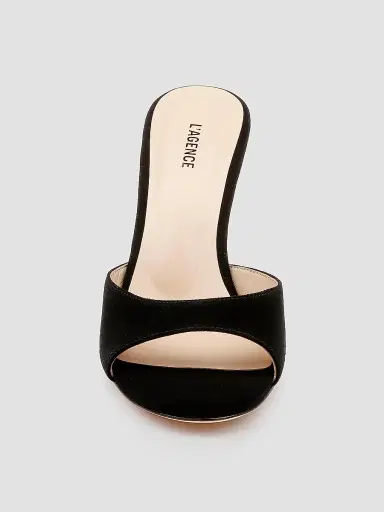 L'Agence Women's Avery 95MM Suede Mules | Thumbnail 5 L'Agence Women's Avery 95MM Suede Mules | Thumbnail 5