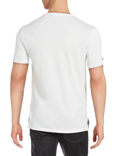 Ralph Lauren Purple Label Men's Short-Sleeve Crewneck Cotton Tee - White - Size XXL | Thumbnail 2