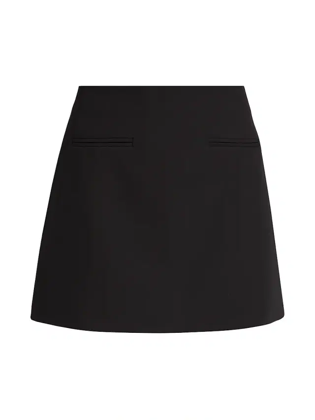 Milly Women's Cady Miniskirt - Black