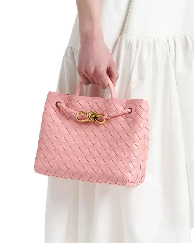 Bottega Veneta Andiamo Small Leather Top-Handle Bag