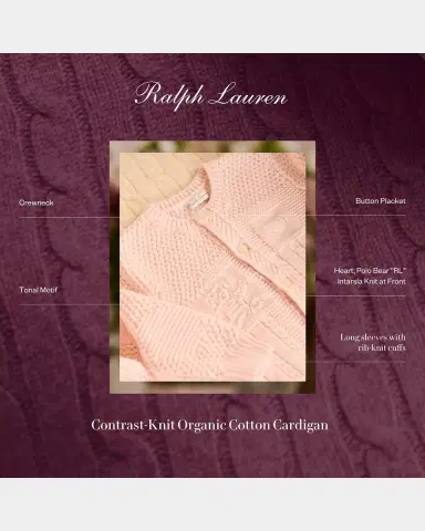 Polo Ralph Lauren Kid's Cardigan W/ Bear Intarsia | Thumbnail 5