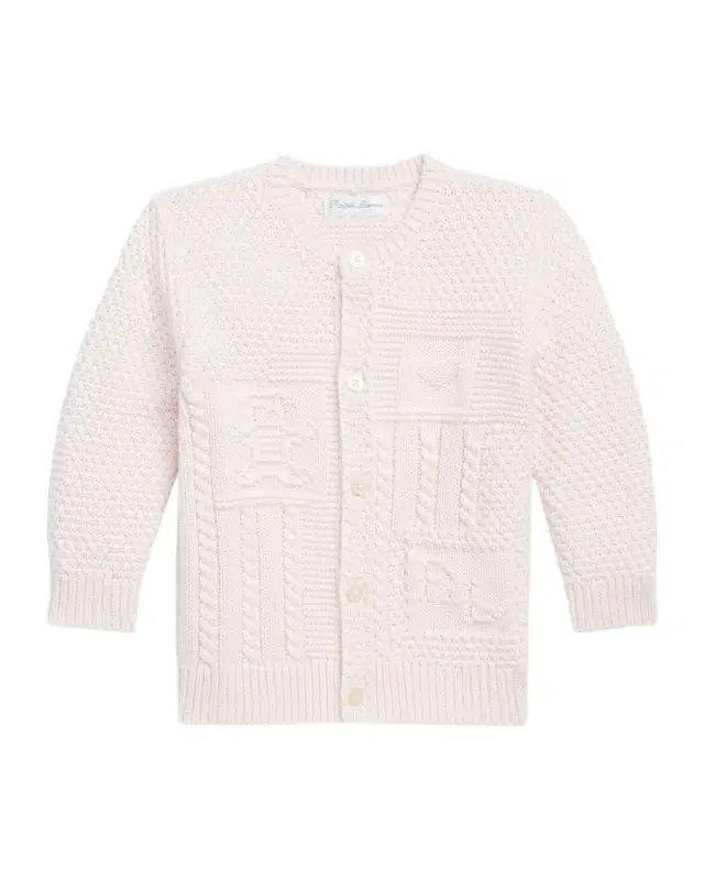 Polo Ralph Lauren Kid 's Cardigan W/ Bear Intarsia