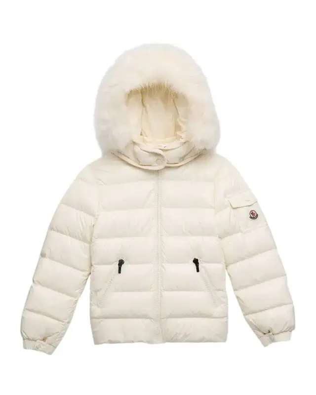 Moncler Kids Bady Faux Fur Quilted Jacket