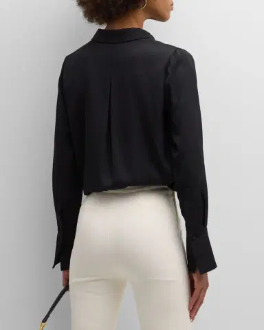 Kobi Halperin Larissa Split-Cuff Button-Down Blouse | Thumbnail 2 Kobi Halperin Larissa Split-Cuff Button-Down Blouse | Thumbnail 2
