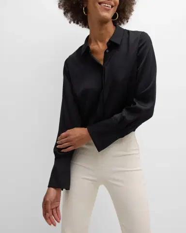 Kobi Halperin Larissa Split-Cuff Button-Down Blouse | Thumbnail 7 Kobi Halperin Larissa Split-Cuff Button-Down Blouse | Thumbnail 7
