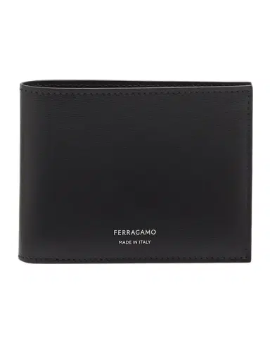 FERRAGAMO Men's Classic Leather Bifold Wallet | Thumbnail 1