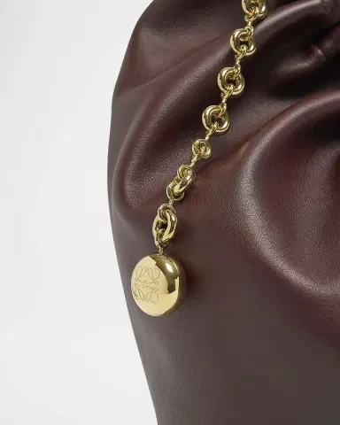 Loewe Squeeze Medium Shoulder Bag in Napa Leather | Thumbnail 4