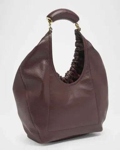 Loewe Squeeze Medium Shoulder Bag in Napa Leather | Thumbnail 5