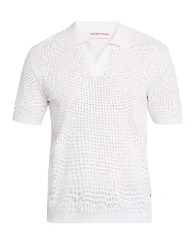 Orlebar Brown Men's Roddy Mesh Stitch Polo Shirt | Thumbnail 1 Orlebar Brown Men's Roddy Mesh Stitch Polo Shirt | Thumbnail 1