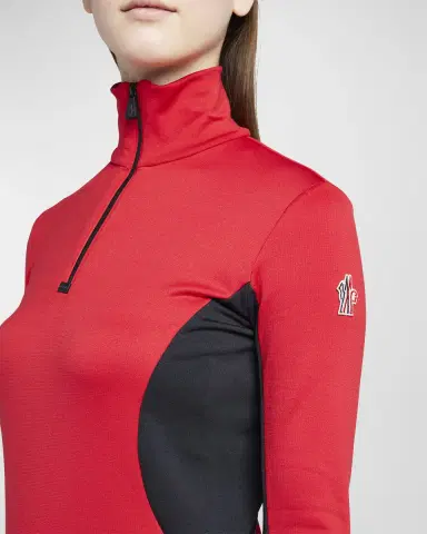 Moncler Grenoble Colorblock Quarter-Zip Sweatshirt | Thumbnail 5 Moncler Grenoble Colorblock Quarter-Zip Sweatshirt | Thumbnail 5
