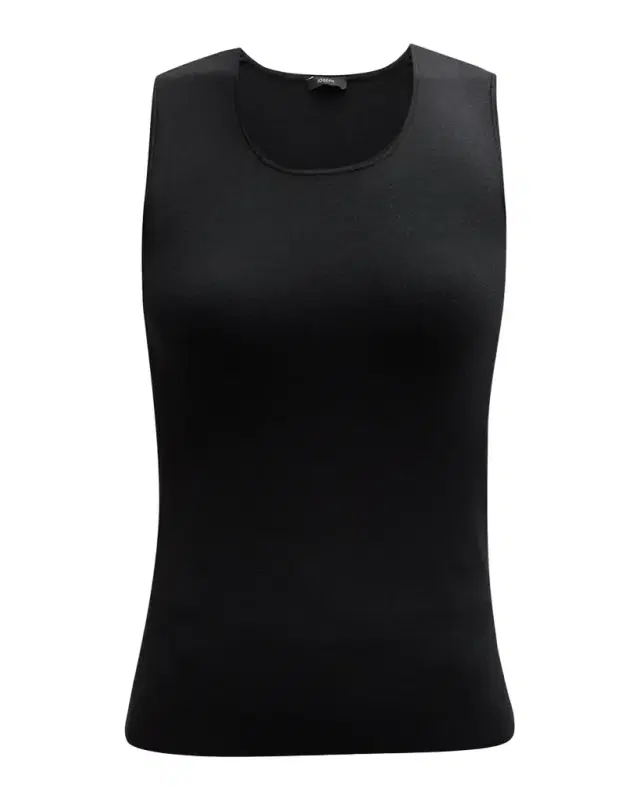 Joseph Scoop-Neck Stretch Silk Tank