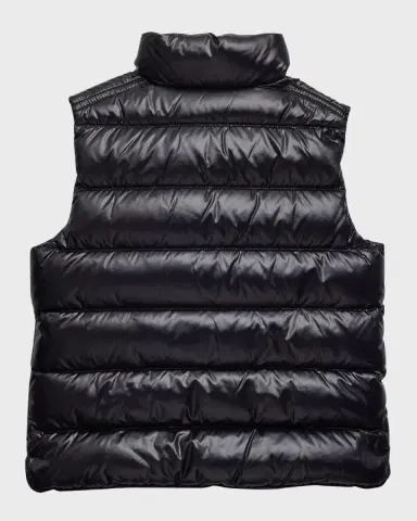 Moncler Kid 's Tib Logo Quilted Vest | Thumbnail 2