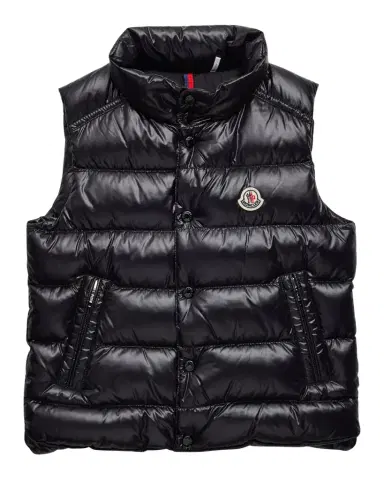 Moncler Kid 's Tib Logo Quilted Vest | Thumbnail 1