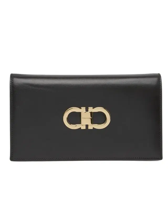 Ferragamo Double Gancio Shoulder Bag