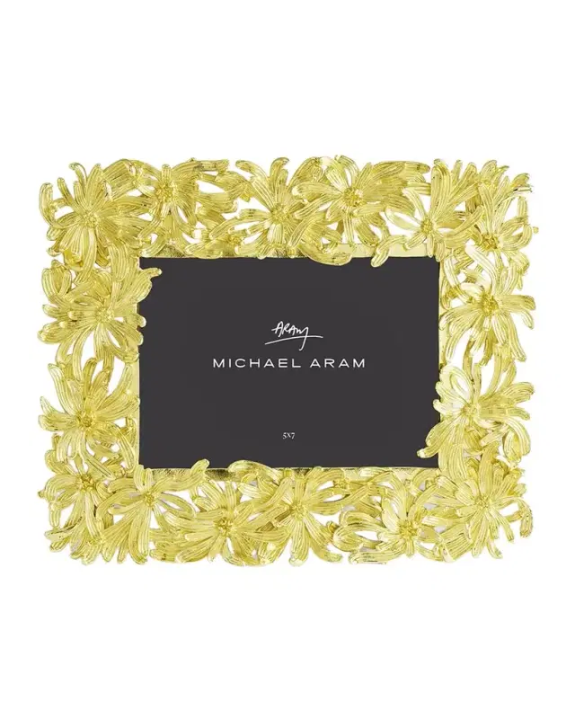 Michael Aram Dahlia Photo Frame, 5" x 7"