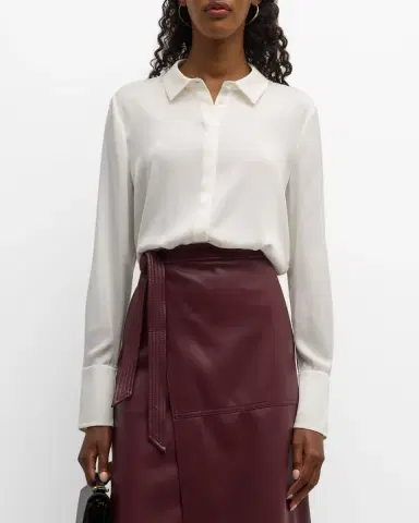 Kobi Halperin Larissa Split-Cuff Button-Down Blouse | Thumbnail 3 Kobi Halperin Larissa Split-Cuff Button-Down Blouse | Thumbnail 3