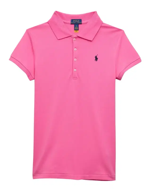 Polo Ralph Lauren Girl 's Short-Sleeve Logo Embroidery Polo Shirt