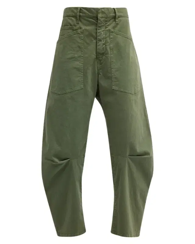 Shon Mid-Rise Cropped Pants