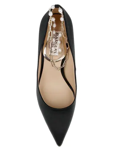 BADGLEY MISCHKA Women's Verna 85MM Satin Pumps | Thumbnail 5 BADGLEY MISCHKA Women's Verna 85MM Satin Pumps | Thumbnail 5