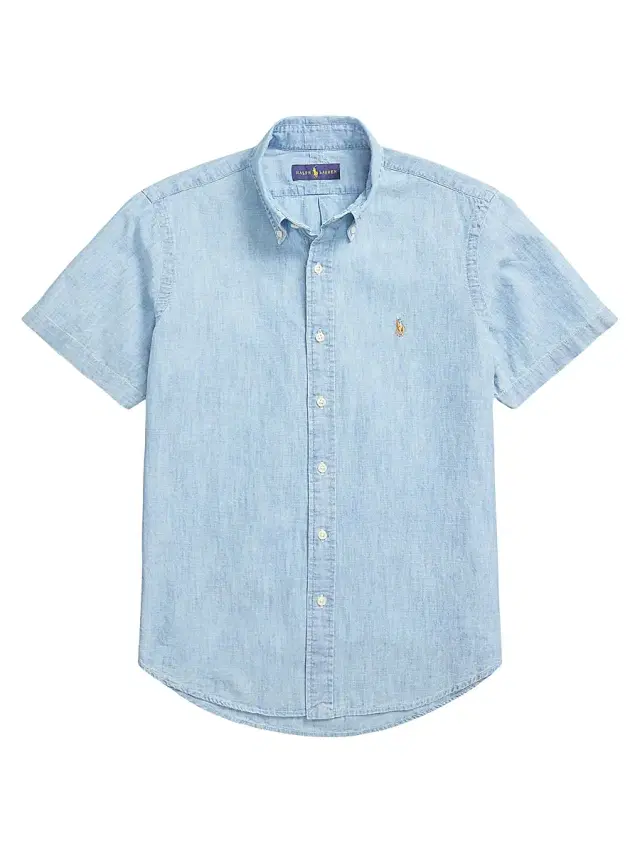 Men's Classic-Fit Chambray Shirt - Light Indigo