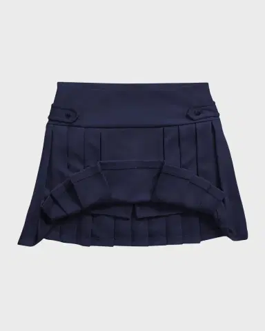 Polo Ralph Lauren Girl's Pleated Skort, Size 3- | Thumbnail 3