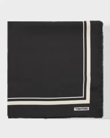 Tom Ford Men's Silk Pocket Square | Thumbnail 2