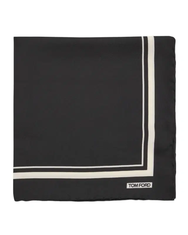 TOM FORD Men 's Silk Pocket Square