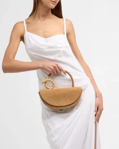 Cult Gaia Azariah Coil Leather Top-Handle Bag | Thumbnail 2 Cult Gaia Azariah Coil Leather Top-Handle Bag | Thumbnail 2