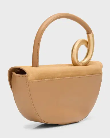 Cult Gaia Azariah Coil Leather Top-Handle Bag | Thumbnail 3 Cult Gaia Azariah Coil Leather Top-Handle Bag | Thumbnail 3