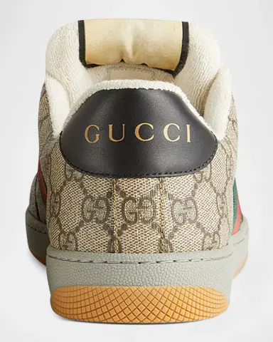Gucci Men's Screener GG Canvas Low-Top Sneakers | Thumbnail 3