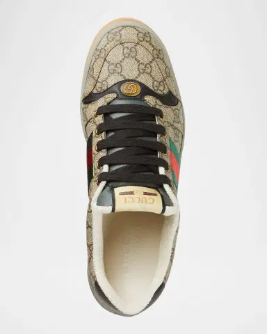 Gucci Men's Screener GG Canvas Low-Top Sneakers | Thumbnail 4