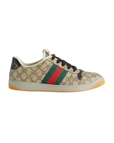 Gucci Men's Screener GG Canvas Low-Top Sneakers | Thumbnail 1
