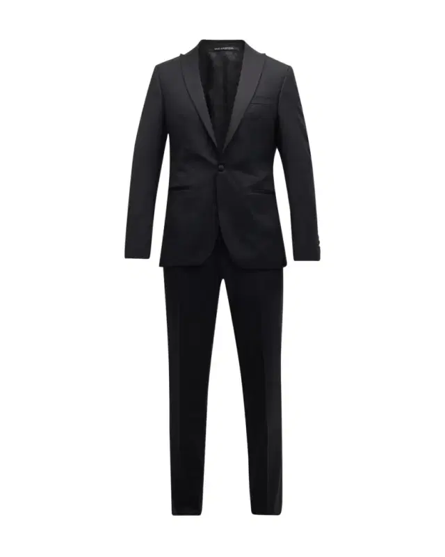 Paul Stuart Men's Wool Peak-Lapel Tuxedo