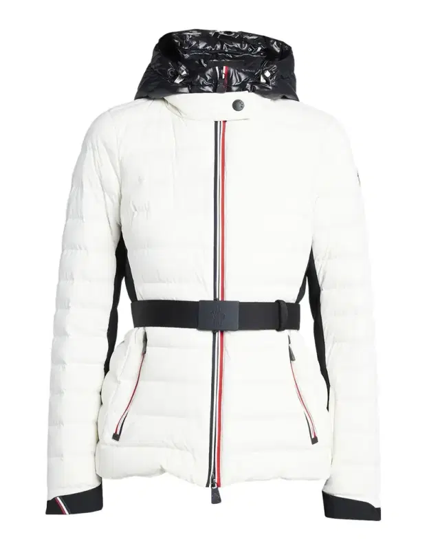 Moncler Grenoble Bruche Contrast Belted Puffer Jacket