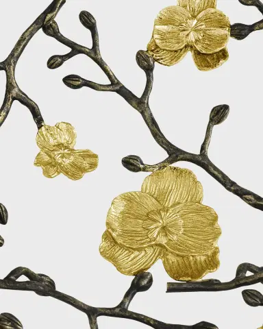 Michael Aram Gold Orchid Centerpiece Bowl | Thumbnail 4