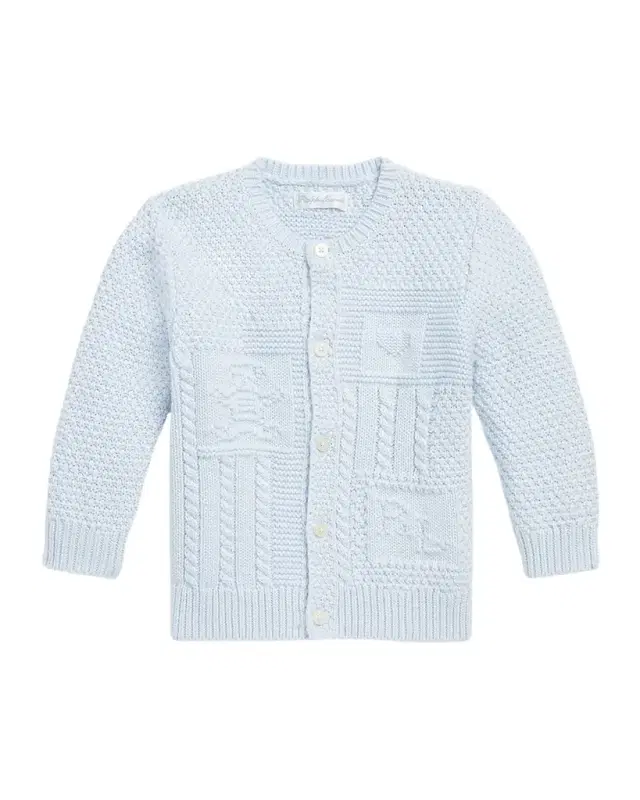 Polo Ralph Lauren Kid 's Cardigan W/ Bear Intarsia