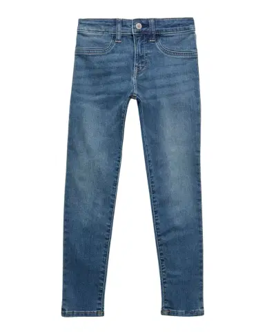 Polo Ralph Lauren Girl's Aubrie Light Wash Jeggings, Size 7-14 | Thumbnail 1