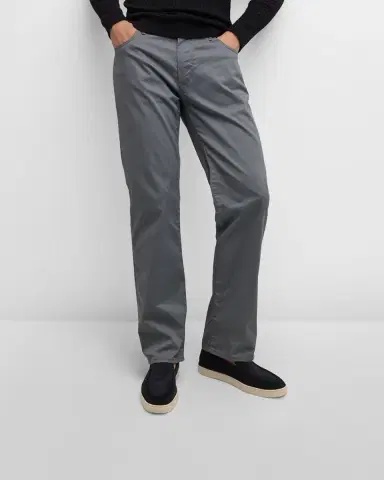 Giorgio Armani Men's Suede Sneaker-Sole Loafers | Thumbnail 2