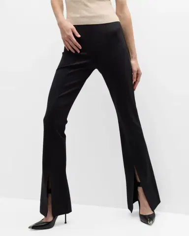 ALICE + OLIVIA Emiko High-Waisted Slit-Cuff Pants | Thumbnail 8