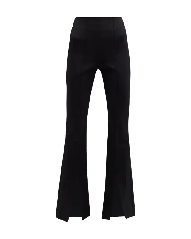 ALICE + OLIVIA Emiko High-Waisted Slit-Cuff Pants