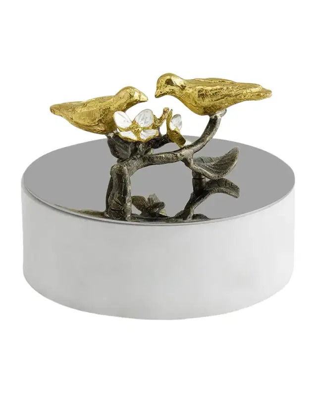 Michael Aram Lovebirds Trinket Box