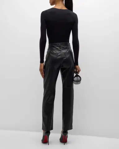 Commando Ballet Long-Sleeve V-Neck Microfiber Bodysuit | Thumbnail 4 Commando Ballet Long-Sleeve V-Neck Microfiber Bodysuit | Thumbnail 4