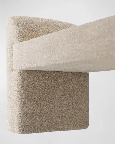 Arteriors Windemere Sherpa Bench - 49" | Thumbnail 4
